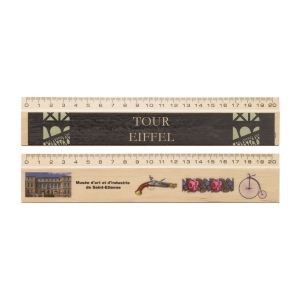 REGLE CHARME 20 cm(+Quadri 1 face sur la regle (20x2,4 cm)) 3