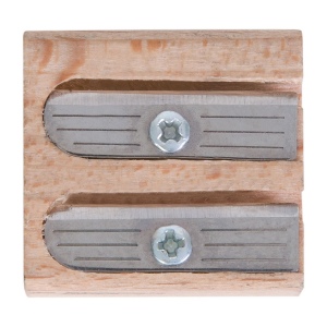 TAILLE-CRAYON DOUBLE TROU(+Quadri recto (à l'opposé de la lame)) 3
