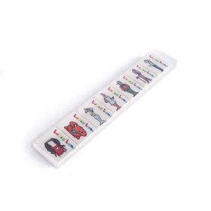 SET DE 7 GOMMES (+Quadri recto sur chaque gomme 2,2 x 2,4 cm) 4