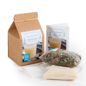 MINI COFFRET KRAFT POUR BOISSON AINISÉE BIO