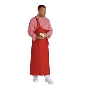 Boucher tablier rouge