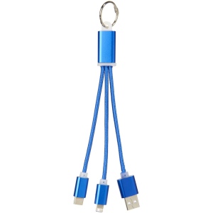 Câble de chargement 3-en-1 avec porte-clés Metal 8
