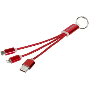 Câble de chargement 3-en-1 avec porte-clés Metal 11