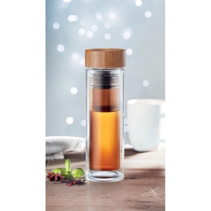 Gourde double paroi verre 400ml - BATUMI GLASS 5