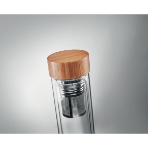 Gourde double paroi verre 400ml - BATUMI GLASS 6