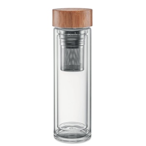 Gourde double paroi verre 400ml - BATUMI GLASS 2