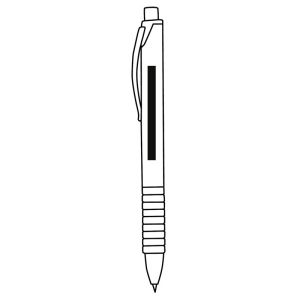 Stylo à bille BAMBOO RUBBER 25