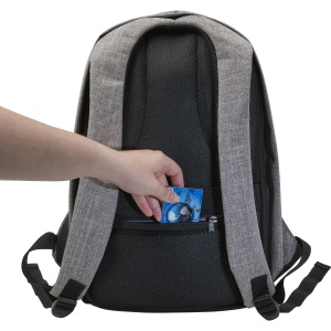 Sac à dos porte-ordinateur antivol en polyester Cruz 6
