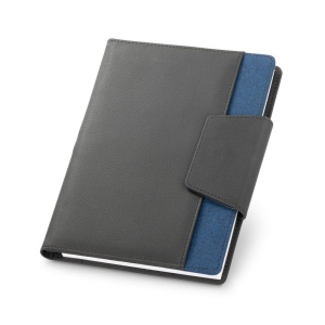 RUSSEL. Couverture en PU et tissu polyester avec bloc-notes A5 avec pages unies 2