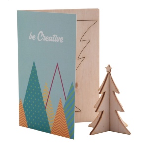 CreaX Carte de Noël, sapin 2