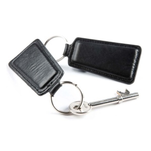 Porte-clé trapèze en PU