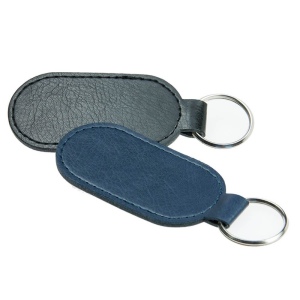 Porte-clé ovale en PU