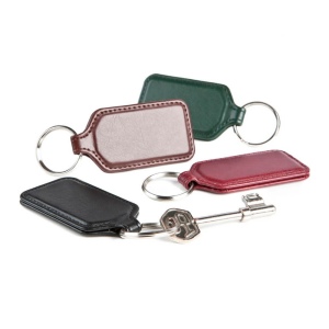 Porte-clé rectangulaire en PU