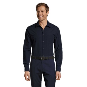 Chemise homme popeline manches longues - BALTIMORE FIT 3