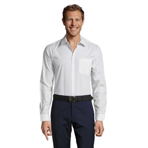 Chemise homme popeline manches longues - BALTIMORE FIT 5