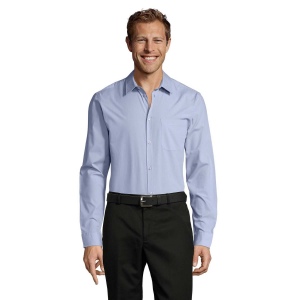 Chemise homme popeline manches longues - BALTIMORE FIT 4