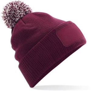 Bonnet à pompon patch Snowstar® 12