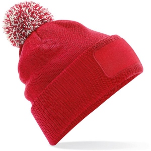Bonnet à pompon patch Snowstar® 13