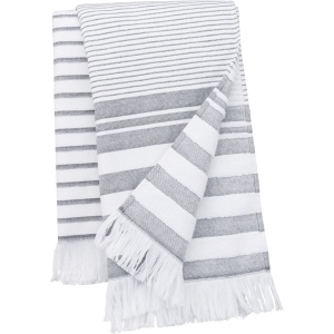 Fouta rayée avec franges 2