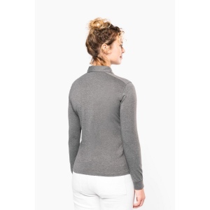 Polo jersey manches longues femme 7