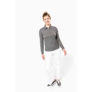Polo jersey manches longues femme 9