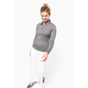 Polo jersey manches longues femme 10