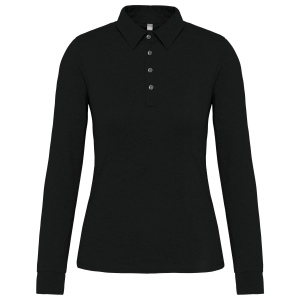 Polo jersey manches longues femme 2