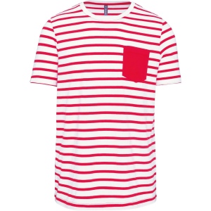 T-shirt rayé marin avec poche manches courtes homme 3