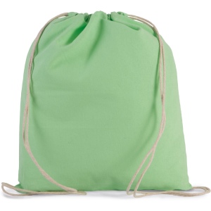 Petit sac à dos en coton bio avec cordelettes 6