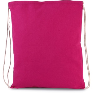 Petit sac à dos en coton bio avec cordelettes 4