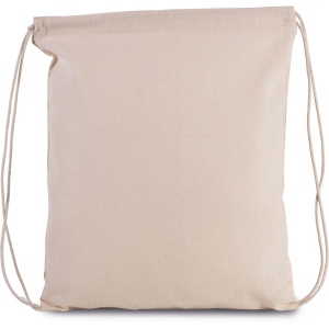 Petit sac à dos en coton bio avec cordelettes 2