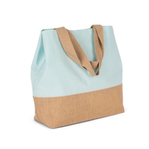 Sac shopping en toiles de coton et jute 16