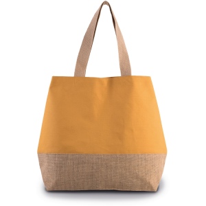 Sac shopping en toiles de coton et jute 3