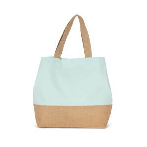 Sac shopping en toiles de coton et jute 6