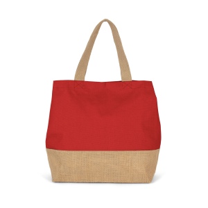 Sac shopping en toiles de coton et jute 8