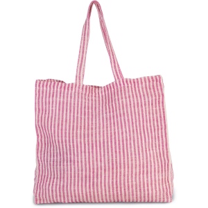 Sac shopping à rayures en juco 3