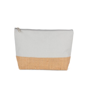 Pochette en toiles de coton et jute 11