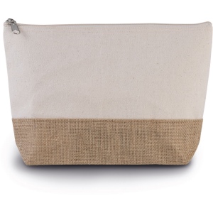 Pochette en toiles de coton et jute 2