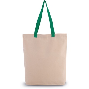 Sac shopping à soufflet avec poignées contrastées 6
