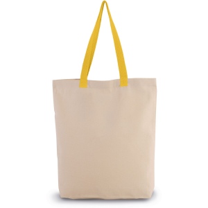 Sac shopping à soufflet avec poignées contrastées 13