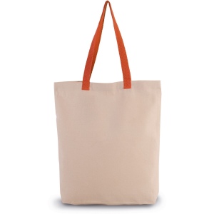 Sac shopping à soufflet avec poignées contrastées 10