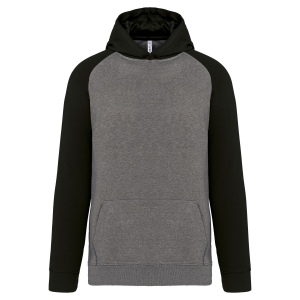 Sweat-shirt capuche bicolore enfant 2