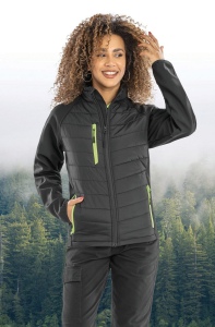 Veste softshell rembourrée black compass recyclée 17