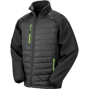 Veste softshell rembourrée black compass recyclée 3
