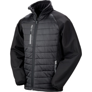 Veste softshell rembourrée black compass recyclée 2