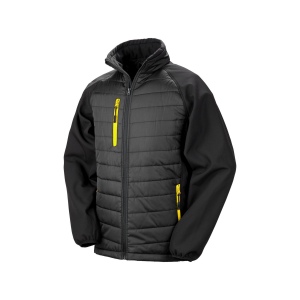 Veste softshell rembourrée black compass recyclée 7
