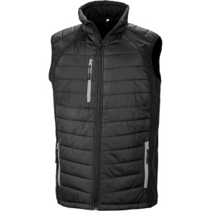 Gilet softshell rembourré black compass recyclé 2