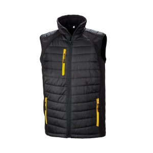 Gilet softshell rembourré black compass recyclé 7