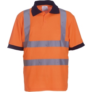 Polo manches courtes haute visibilité 2