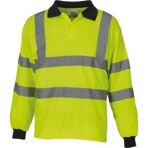 Polo manches longues haute visibilité 3